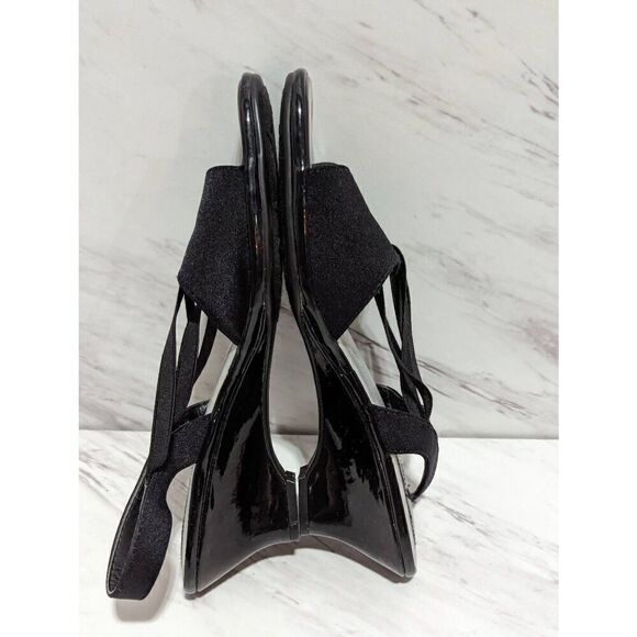 Life Stride Women's Open Toe Soft System Black Fabric Upper Sandal Size 7M - Picture 6 of 7